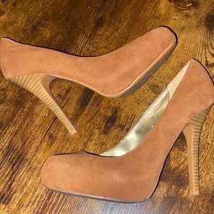 Suede heels